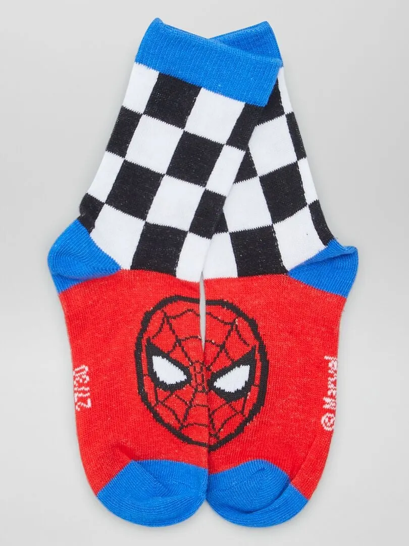 Pack de calcetines 'Spider-man' - 3 pares - AZUL